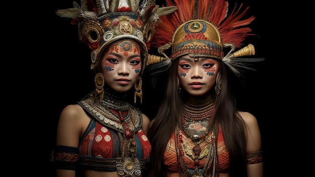 ragazze dayak