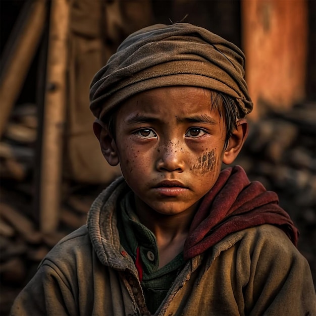 ragazzino del nepal