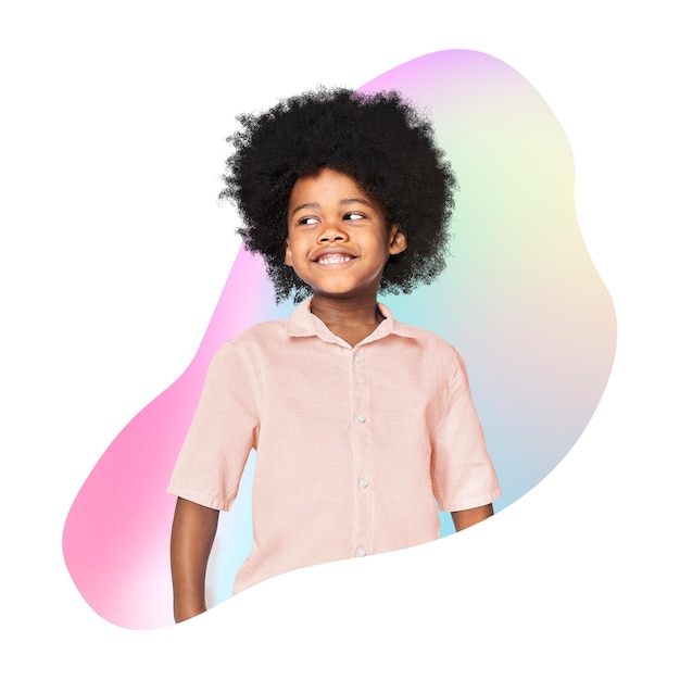 Ragazzino sorridente con sfondo trasparente png