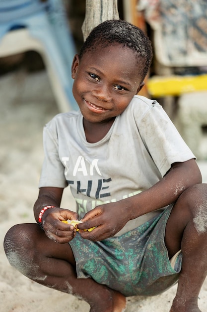 Ragazzo africano del Kenya