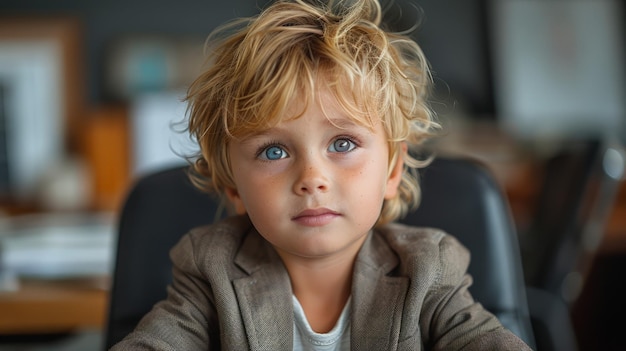 Ragazzo che lavora al portatile alla scrivania