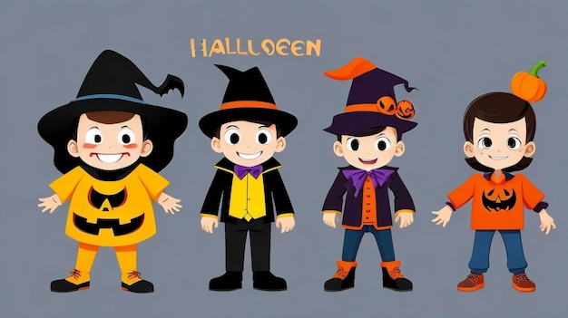 ragazzo vestito di Halloween