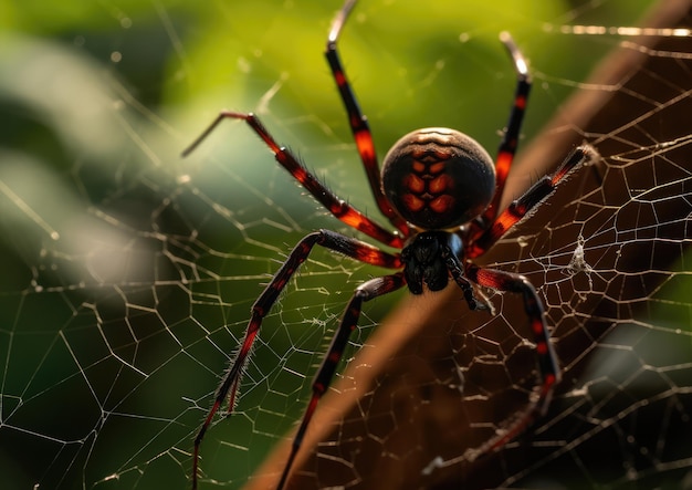 Ragno vedova nera Latrodectus