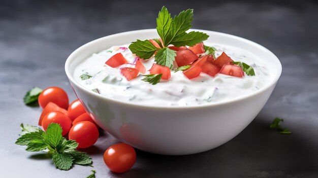 raita con ciotola