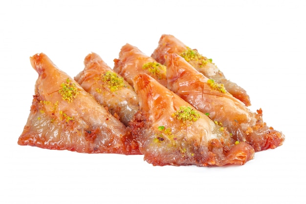 Ramadan Dessert Baklava turco isolato