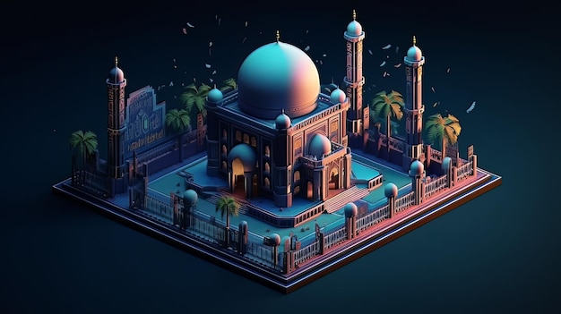 Ramadan Il nono mese del calendario islamico Osservato dai musulmani di tutto il mondo come Un mese di digiuno, preghiera, ripercussioni sulla società Mese che commemora i primi versi del Profeta Muhammad ai arte generata