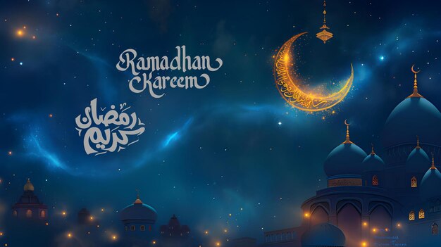 Ramadan Kareem _ Affetto astrale Ramadans Incantesimo nebuloso