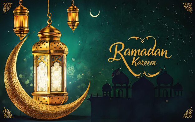 Ramadan Kareem e Eid ul fitri sfondo Enchanting Ramadan e Eid Al Fitr islamico