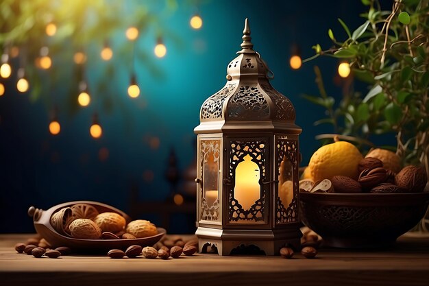 Ramadan kareem sfondo stile islamico