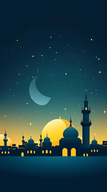 Ramadano kareem carta da parati tradizionale islamica per dispositivi mobili