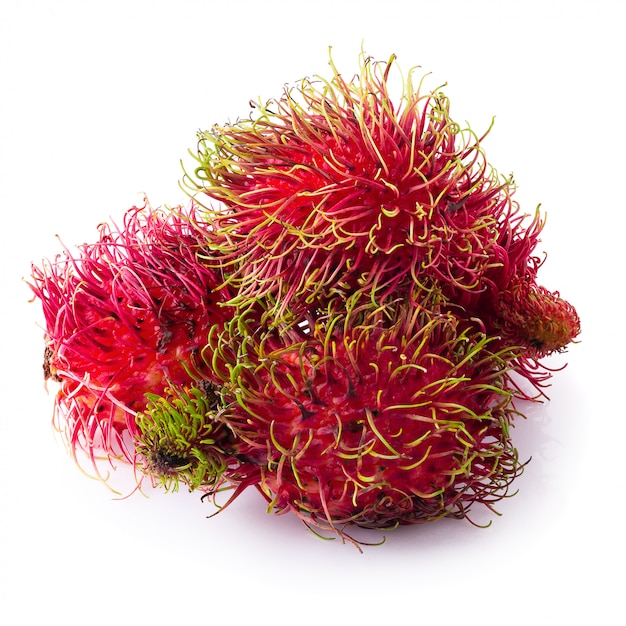 Rambutan dolce frutto isolato