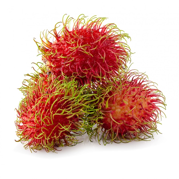 Rambutan dolce frutto isolato