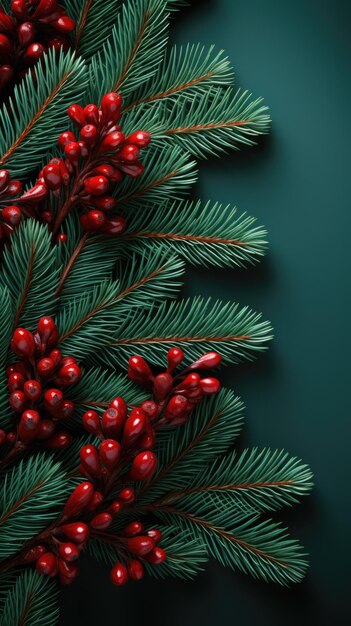 rami di abete coni di pino decorazione dell'albero di Natale promozione poster vendita sconto