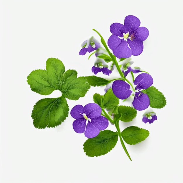 ramoscello di fiore viola