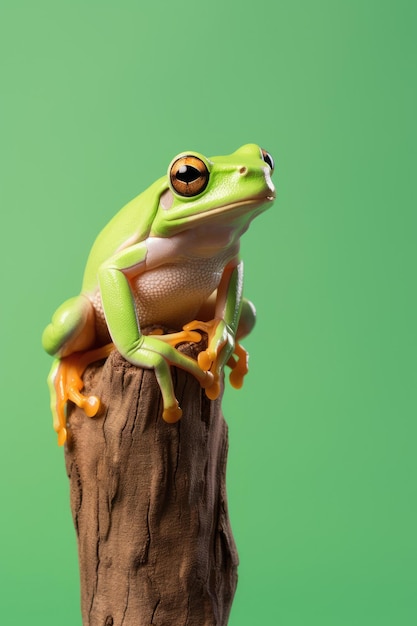 Rana europea sull'albero