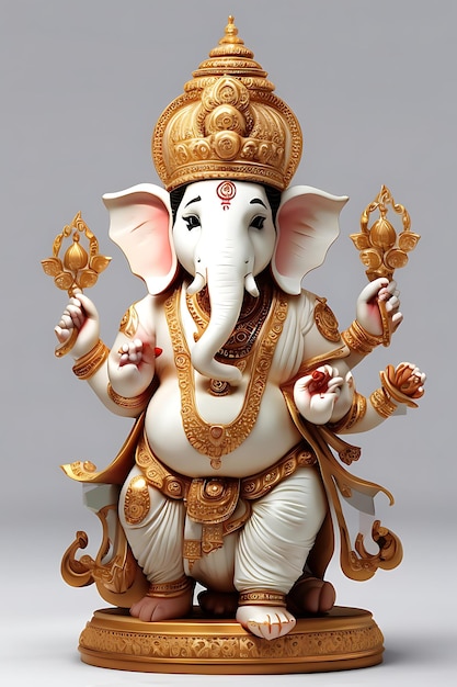 Rappresentazione 3D del Signore Ganesha