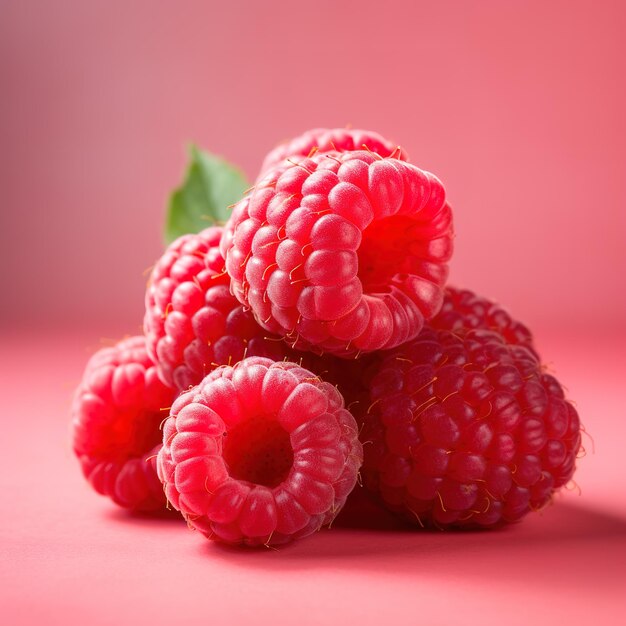 Raspberry su uno sfondo chiaro