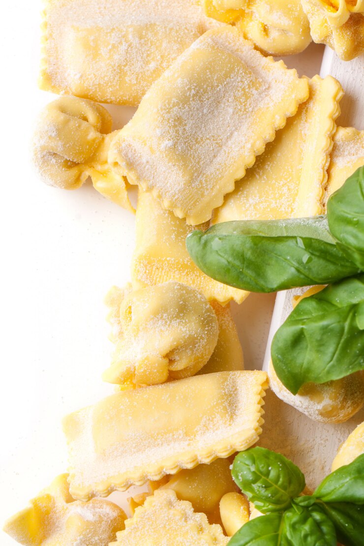 Ravioli Di Pasta Al Basilico