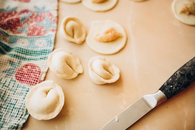 Ravioli russi di carne pelmeni