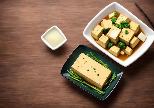 Raw Soy Tofu arte generativa di AI