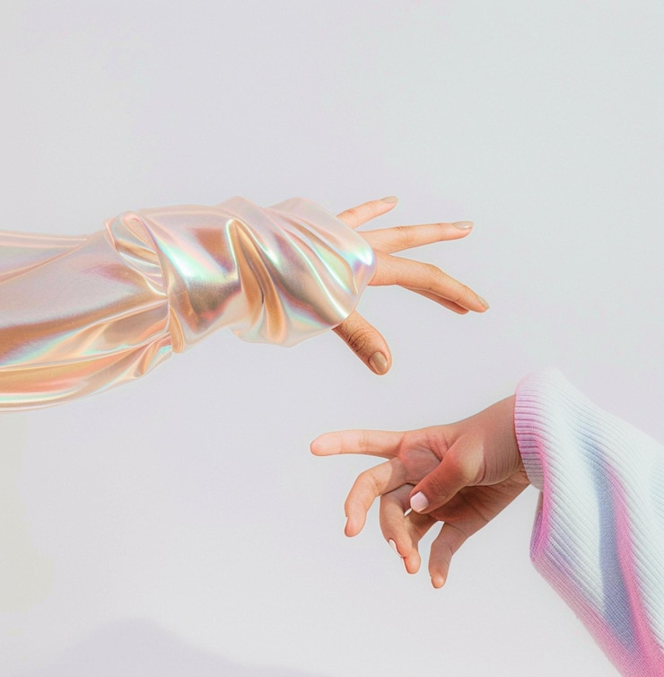 Photo reaching for connection