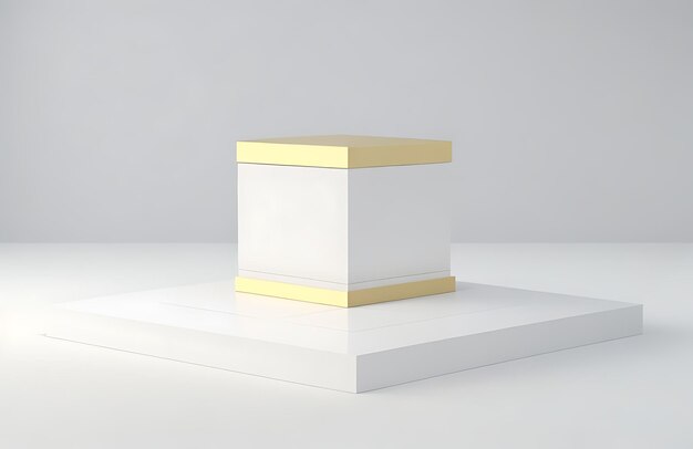 Realistic Podium Background Una piattaforma teatrale 3D di alta qualità per esposizioni di presentazioni professionali