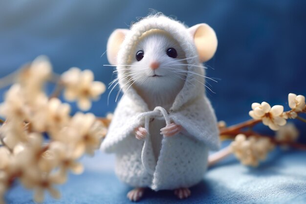 Realistico Mouse Snow Cute Elf