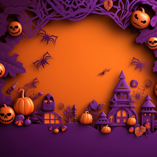 Realistico sfondo di halloween