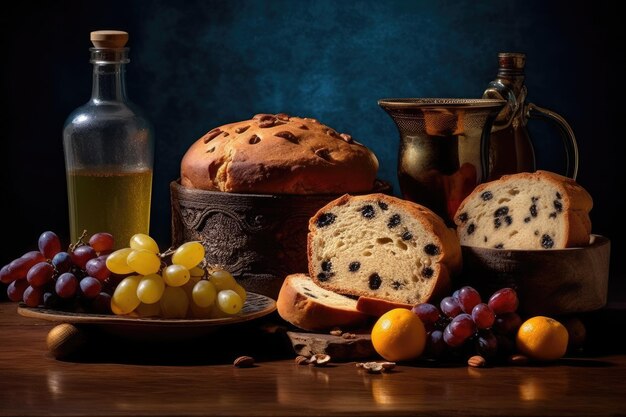 Realizzazione di una golosa natura morta di panettone