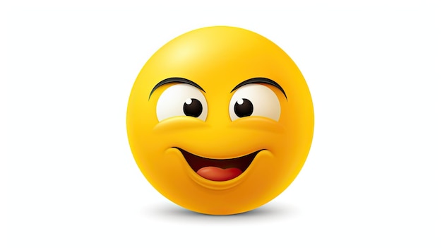 Reazione dell'emoji della faccia sorridente