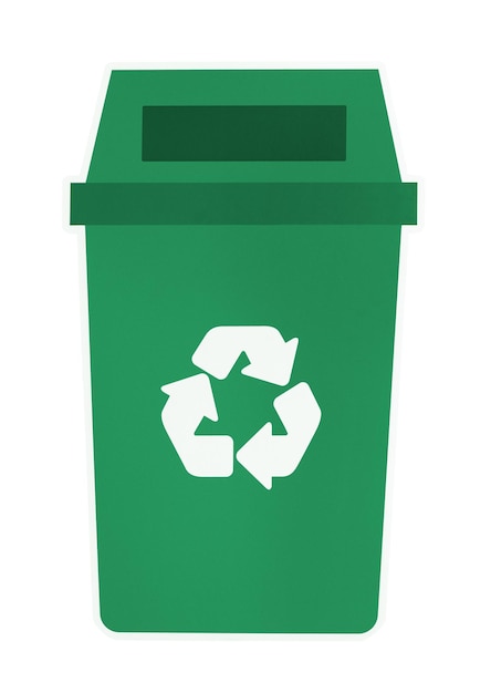 Recycle bin png sticker sfondo trasparente