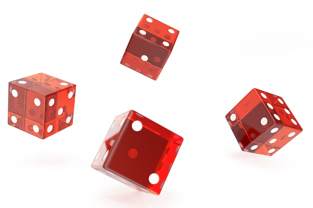 Red Casino dice