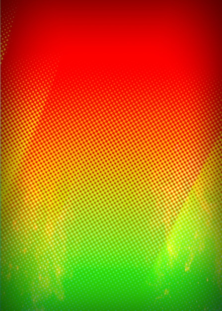 Red green gradient vertical background with copy space for text or your images
