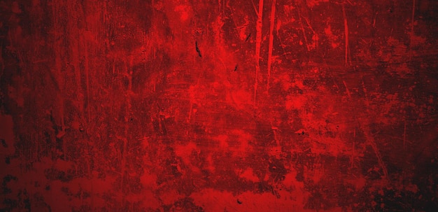 Red grunge texture Abstract spaventoso cemento Horror cemento per lo sfondo