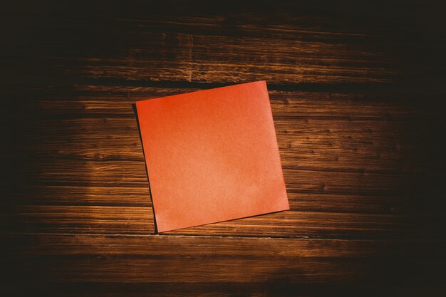 Red post it