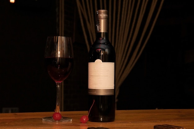 Red wine is a type of wine made from dark-colored grape varieties