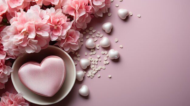 Regali eleganti per San Valentino e dolcetti a forma di cuore