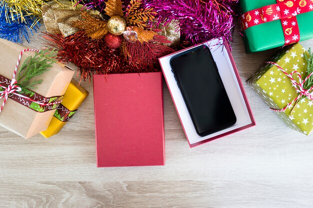 Regalo di Natale. smartphone