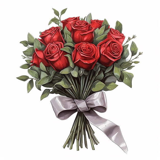 Regalo di San Valentino romanzici Rosetti rossi rossi per le celebrazioni