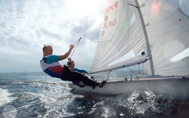 Regata di barche a vela Yachting Regata di vela