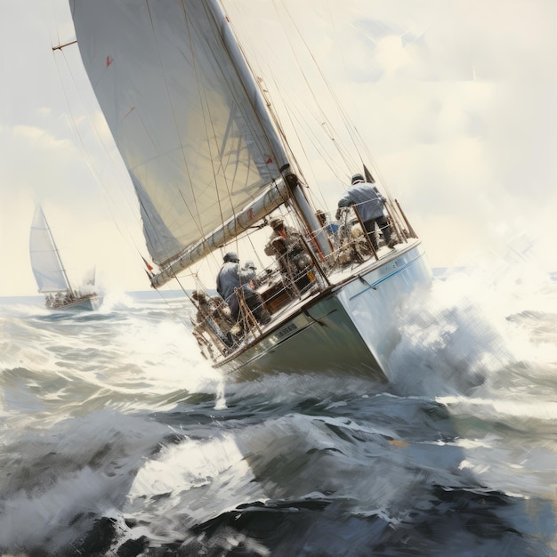 Regata di yacht