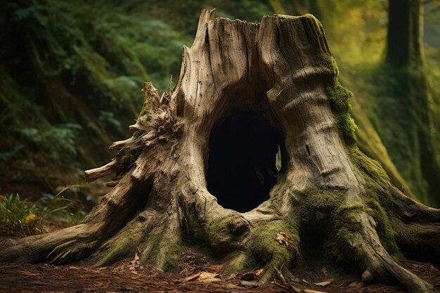 Regenerazione Nuovo albero su vecchie fondamenta