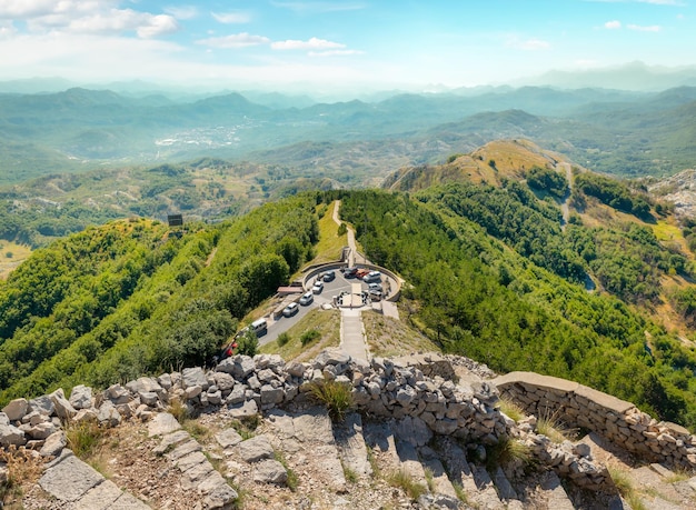 Regione di montagna a Lovcen