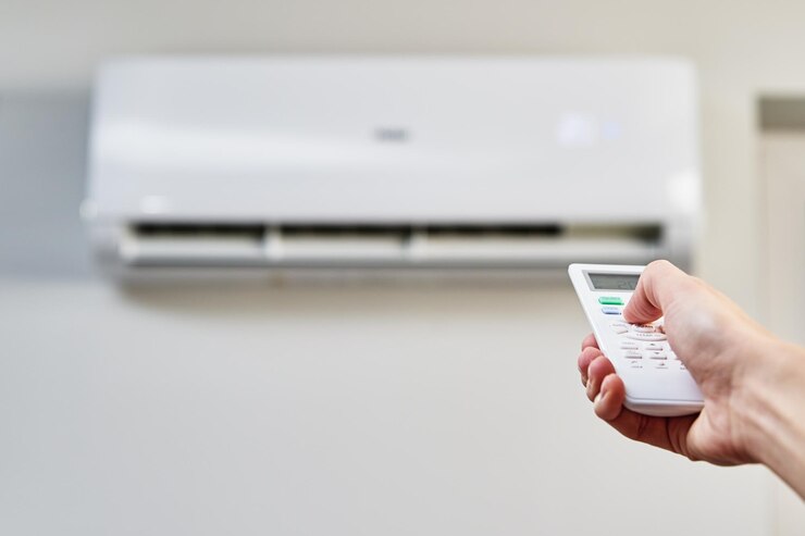 Regolazione manuale della temperatura sul condizionatore d'aria