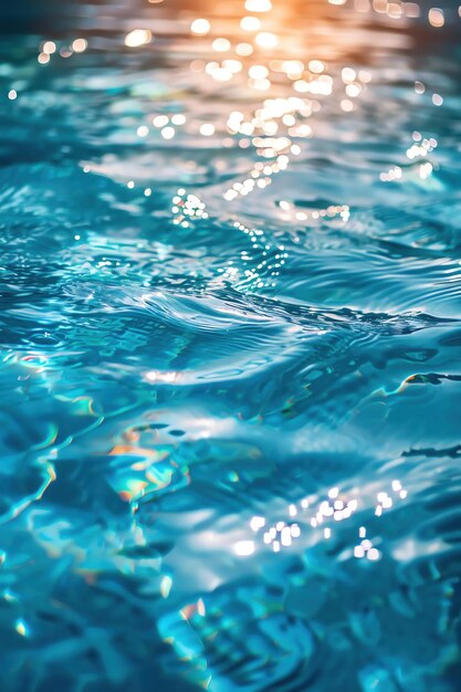 RELAX deriva nell'acqua vicino alla piscina modo vacanza divertente sole brillante
