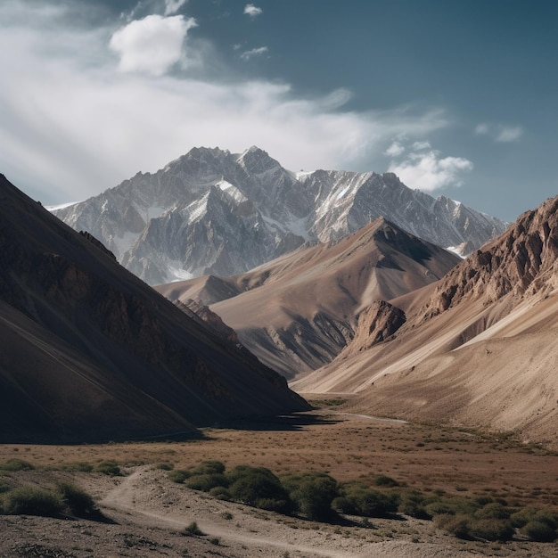 Remota e maestosa Le montagne tagike del Pamir