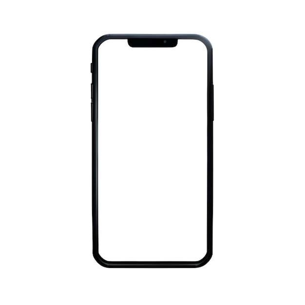 Render di mockup di telefono cellulare 3D