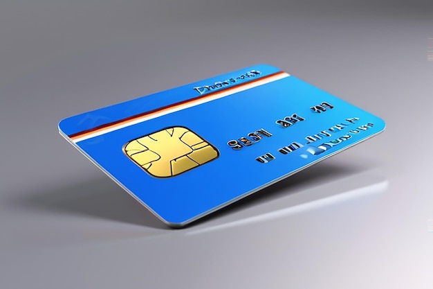 Rendering 3D del concetto di protezione della SIM card