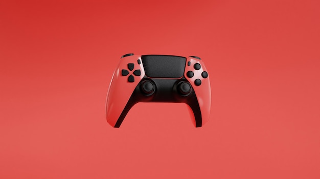 Rendering 3d del gamepad rosso