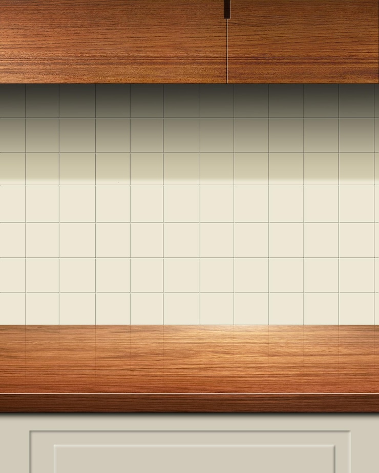 Foto rendering 3d dell'interno del kithen per la visualizzazione dei prodotti